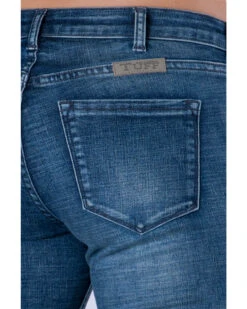 Cowgirl Tuff Women's Medium Wash Natural Waist Trousers -Cheap Western Femme Store 2000281432 400 P5