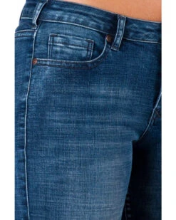 Cowgirl Tuff Women's Medium Wash Natural Waist Trousers -Cheap Western Femme Store 2000281432 400 P6