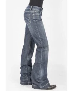 Stetson Women's 214 Medium Wash Trousers