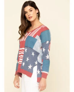 Tasha Polizzi Women's Flag Patch Pullover -Cheap Western Femme Store 2000306838 900 P3