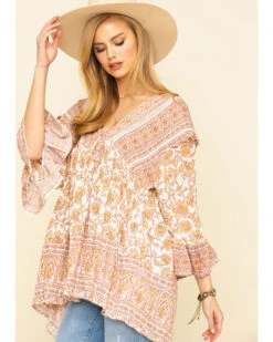 Free People Women's Moonlight Dance Tunic 11 Free People Women's Moonlight Dance Tunic -Cheap Western Femme Store 2000309732 103 P3