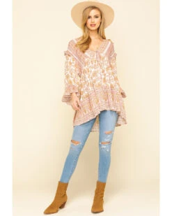 Free People Women's Moonlight Dance Tunic 10 Free People Women's Moonlight Dance Tunic -Cheap Western Femme Store 2000309732 103 P6