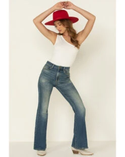 Lee Women's Distance High Rise Flare Jeans -Cheap Western Femme Store 2000324153 400 P1