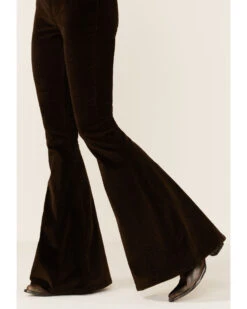 Rock & Roll Denim Women's Corduroy Bell Bottom Jeans -Cheap Western Femme Store 2000351477 341 P2