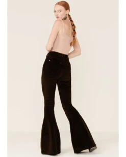 Rock & Roll Denim Women's Corduroy Bell Bottom Jeans -Cheap Western Femme Store 2000351477 341 P4