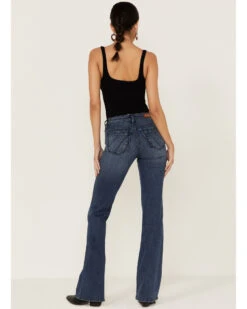 Shyanne Women's Mr. Dreamer Mid Basic Bootcut Jeans