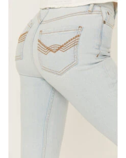 Idyllwind Women's High Risin' Sunglow Wash Distressed Knee Flare Jeans 6 Idyllwind Women's High Risin' Sunglow Wash Distressed Knee Flare Jeans -Cheap Western Femme Store 2000358953 412 P4