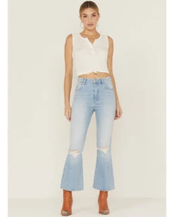 Rolla's Women's Dusters Bluebird Crop Bootcut Jeans -Cheap Western Femme Store 2000362514 400 P1