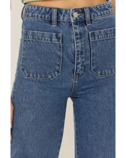 Rolla's Women's Sailor Medium Wash High Rise Wide Jeans -Cheap Western Femme Store 2000362517 400 P2
