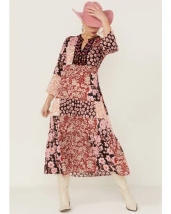 Johnny Was Women's Flora Tie Back Dress -Cheap Western Femme Store 2000363629 900 P1