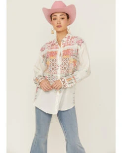 Johnny Was Women's Ryan Embroidered Button Down Long Sleeve Shirt 7 Johnny Was Women's Ryan Embroidered Button Down Long Sleeve Shirt -Cheap Western Femme Store 2000363630 101 P1
