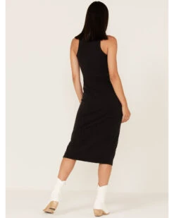 Cleo + Wolf Women's Halter Slit Midi Dress -Cheap Western Femme Store 2000364838 001 P4