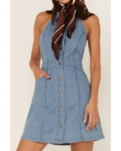 Free People Women's Sami Denim Mini Dress