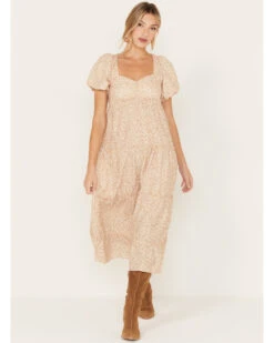 Show Me Your Mumu Women's Odette Daisy Print Midi Dress -Cheap Western Femme Store 2000368261 900 P1