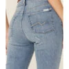 7 For All Mankind Light Wash Mid Rise Crop Skinny Denim Jeans