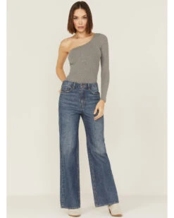 Unpublished Denim Women's Joelene Coda Straight Jeans -Cheap Western Femme Store 2000370857 400 P1