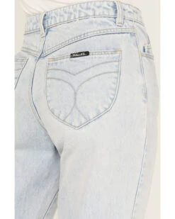 Rolla's Women's Light Wash High Rise Classic Straight Jeans