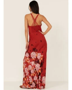 Free People Women's Get To You Floral Print Maxi Dress -Cheap Western Femme Store 2000371753 600 P4