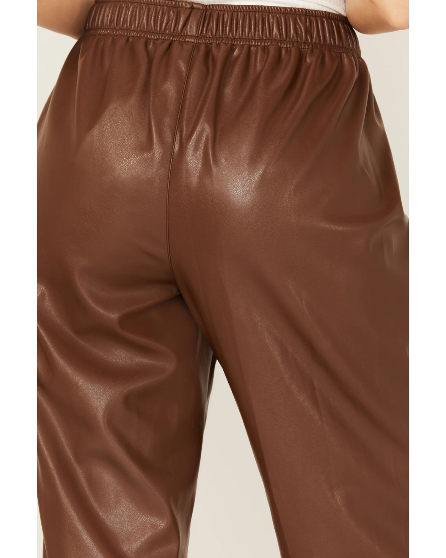 Ariat Women's Small Town Faux Leather Joggers 3 Ariat Women's Small Town Faux Leather Joggers - Image 3