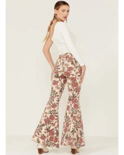 Free People Women's Barcelona Combo Print Float On Flare Jeans -Cheap Western Femme Store 2000372377 900 P3