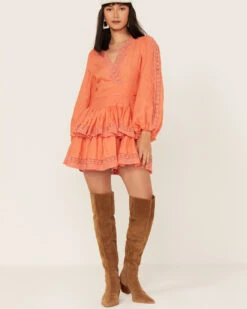 Maia Bergman Women's Mika Lace Tiered Dress -Cheap Western Femme Store 2000373861 800 P2