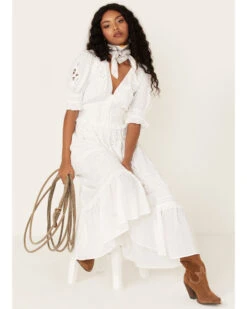 Cleobella Women's Estelle Ruffle Maxi Dress 6 Cleobella Women's Estelle Ruffle Maxi Dress -Cheap Western Femme Store 2000375823 100 P1