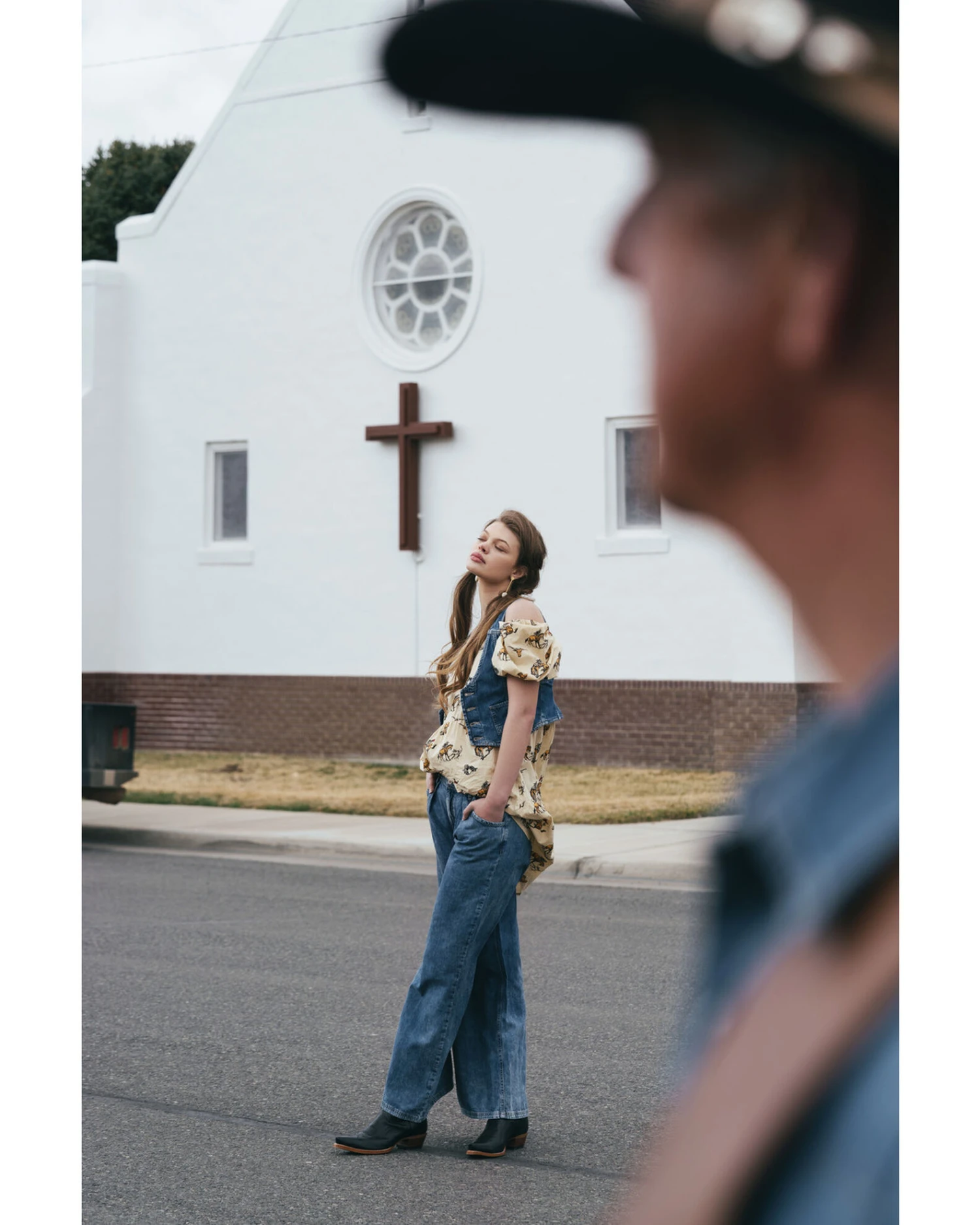 Free People Women's Rider Denim Vest & Flare Jeans Suit Set - 2-Piece 8 Free People Women's Rider Denim Vest & Flare Jeans Suit Set - 2-Piece - Image 8