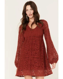 Jen's Pirate Booty Women's Spice Divination Lace Mini Dress -Cheap Western Femme Store 2000379664 644 P1
