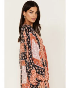 Jen's Pirate Booty Women's Roma La Perouse Floral Patchwork Print Maxi Dress -Cheap Western Femme Store 2000379666 001 P2