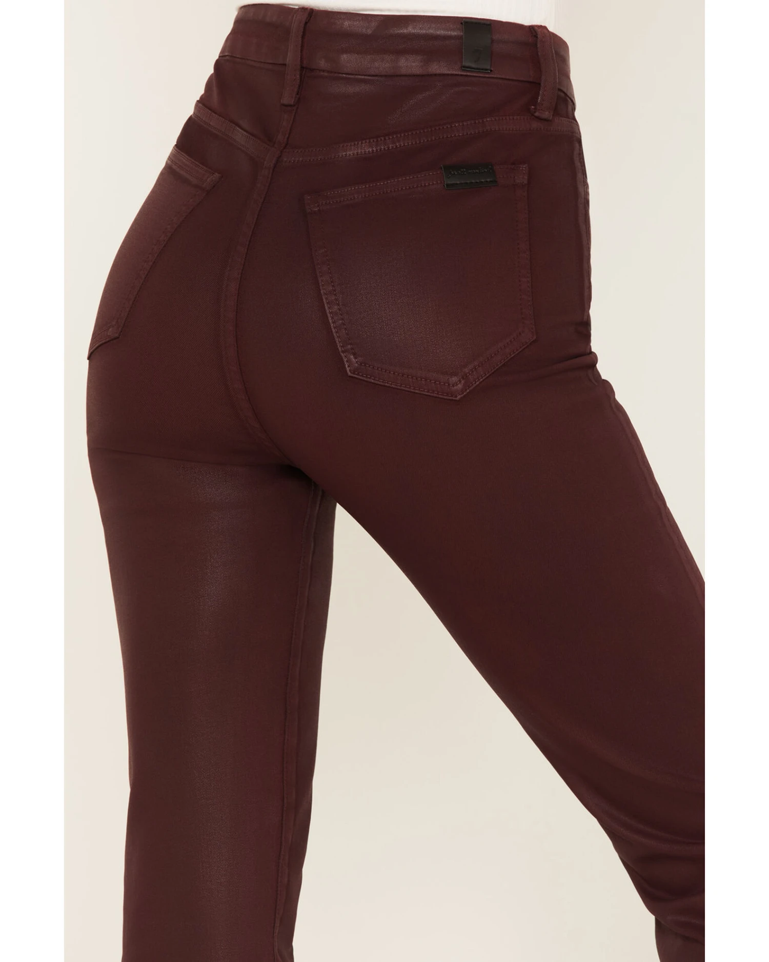 7 For All Mankind Women's High Rise Coated Slim Bootcut Jeans 4 7 For All Mankind Women's High Rise Coated Slim Bootcut Jeans - Image 4