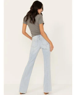 Shyanne Women's Light Wash Low Rise Seamed Bootcut Jeans -Cheap Western Femme Store 2000383329 413 P3