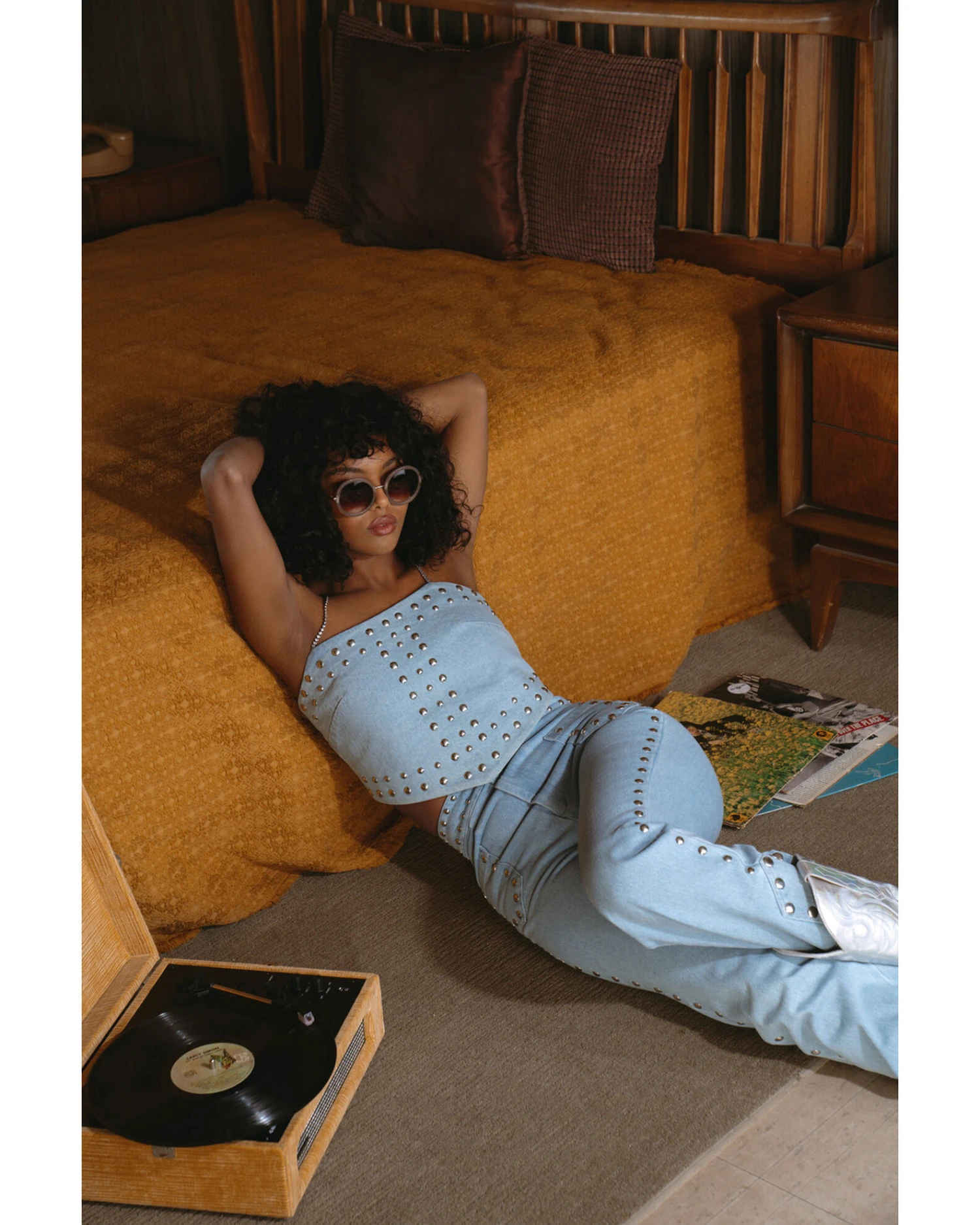 Understated Leather Women's Bluegrass Studded Jeans 1 Understated Leather Women's Bluegrass Studded Jeans