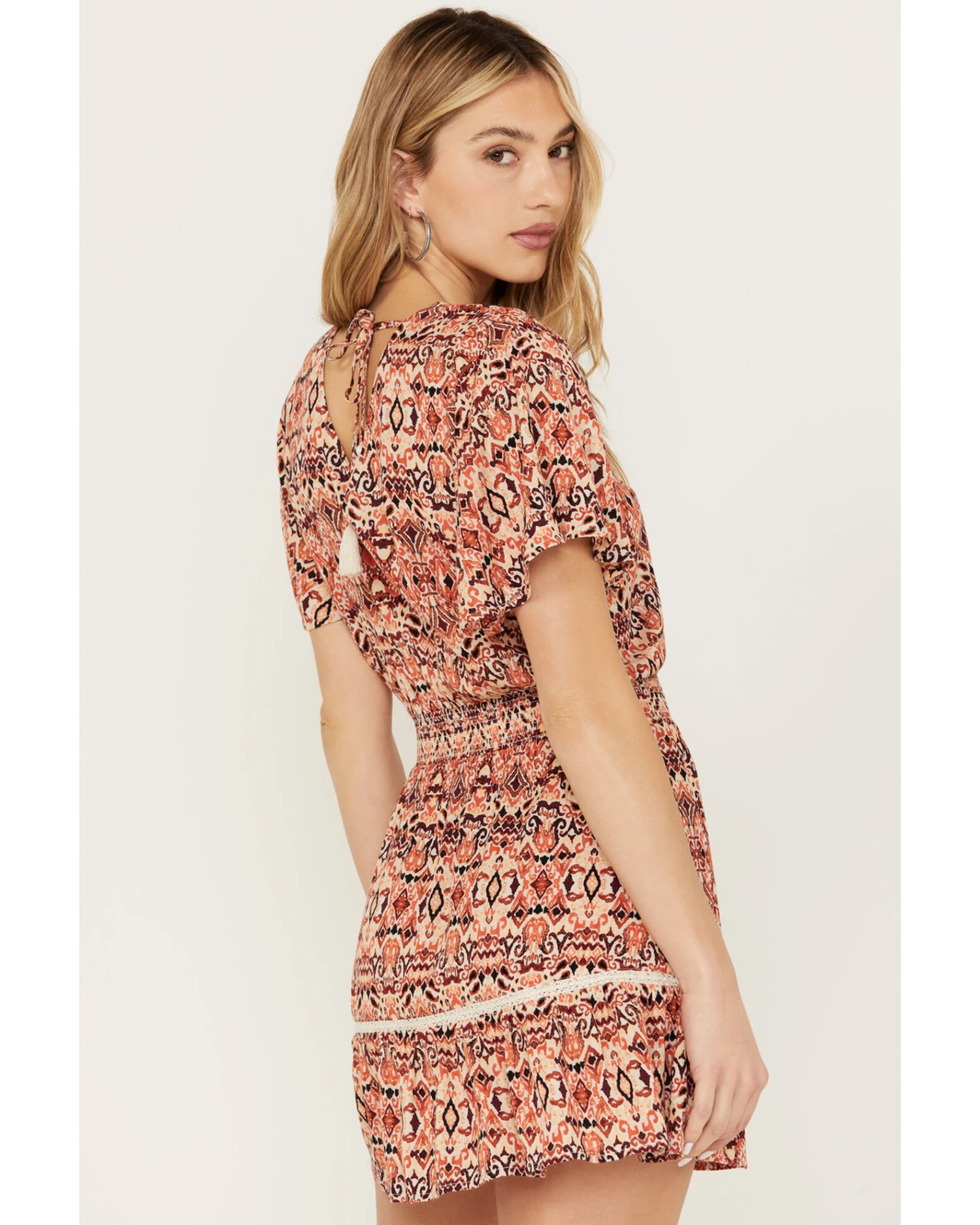 Idyllwind Women's Flutter Sleeve Mocked Dress 4 Idyllwind Women's Flutter Sleeve Mocked Dress - Image 4