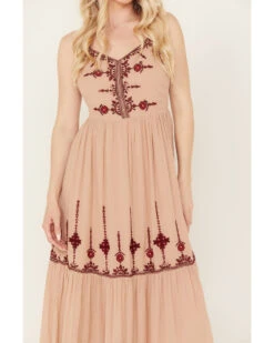 Idyllwind Women's Belladonna Embroidered Maxi Dress -Cheap Western Femme Store 2000387112 253 P4