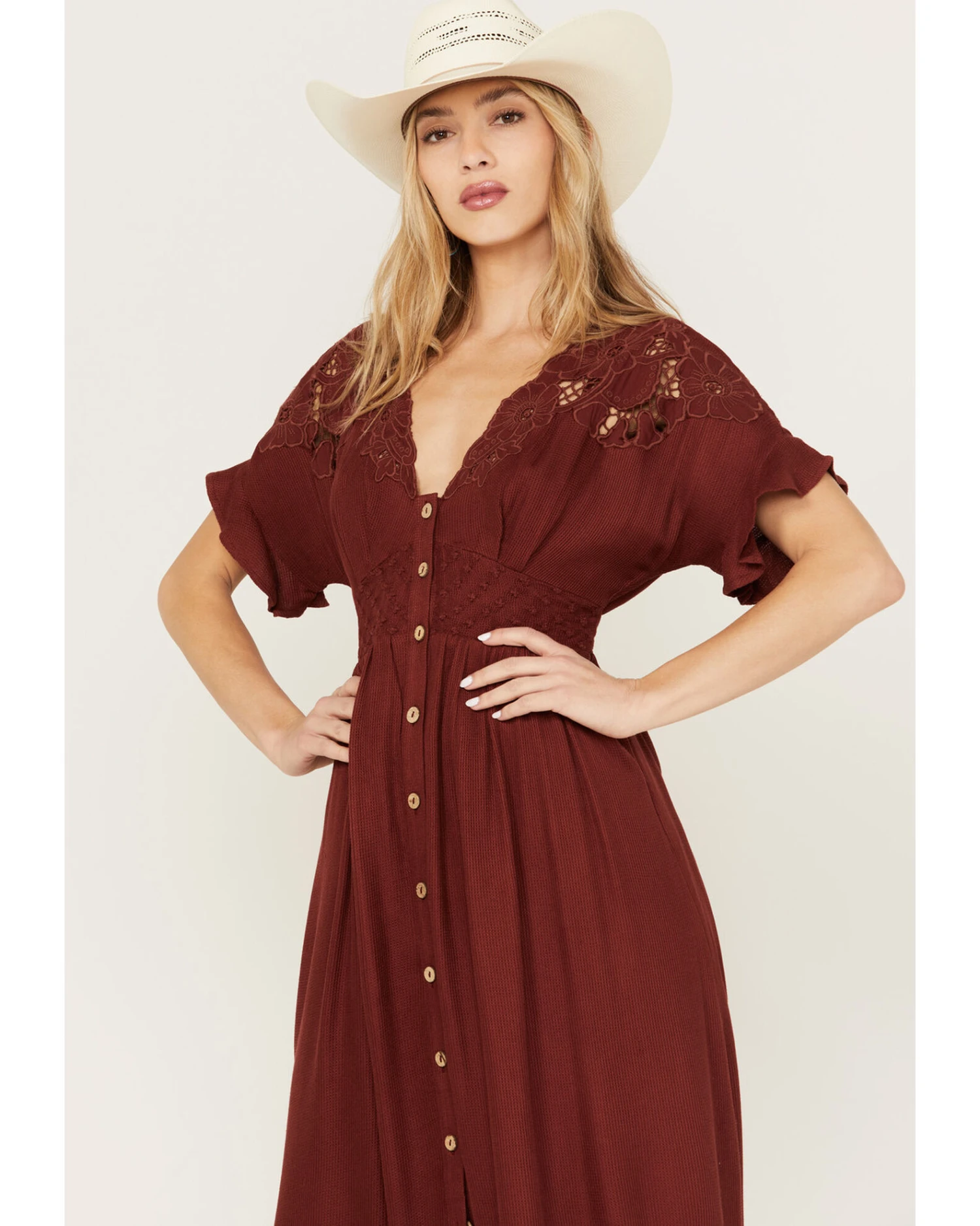 Free People Women's Colette Maxi Dress 3 Free People Women's Colette Maxi Dress - Image 3