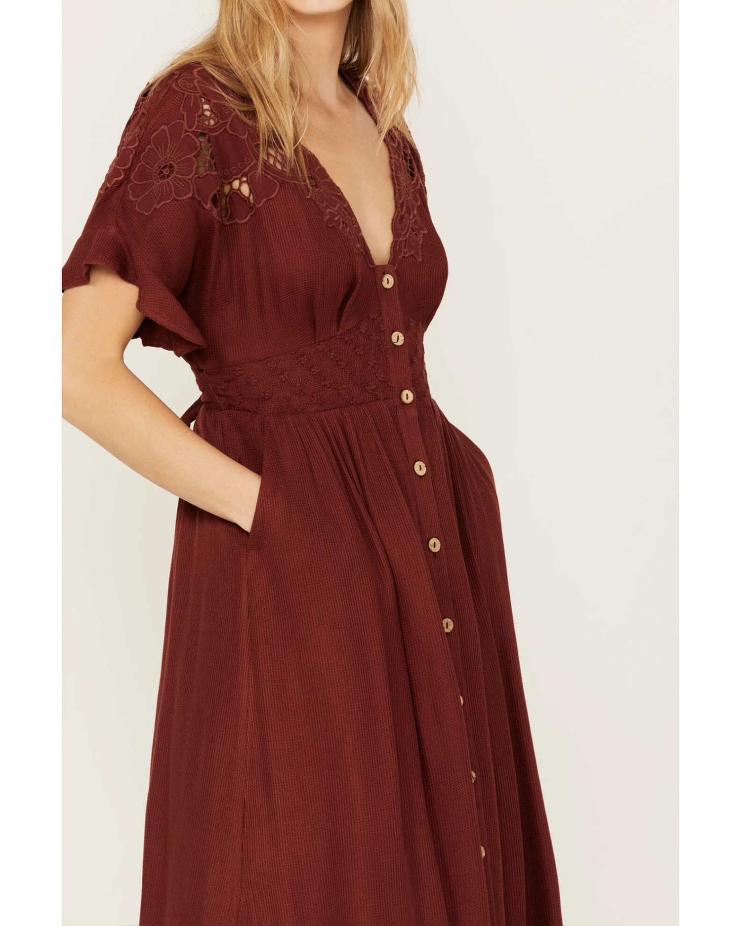 Free People Women's Colette Maxi Dress 1 Free People Women's Colette Maxi Dress