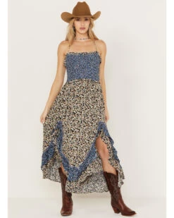 Free People Women's One I Love Floral Maxi Dress 6 Free People Women's One I Love Floral Maxi Dress -Cheap Western Femme Store 2000388001 400 P1