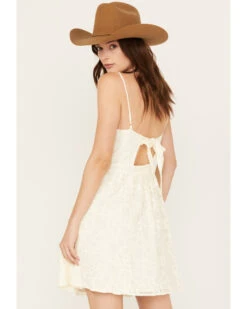 Molly Bracken Women's Lace Button Down Sleeveless Mini Dress -Cheap Western Femme Store 2000388359 103 P4