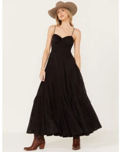 Free People Women's Sundrenched Solid Sleeveless Maxi Dress -Cheap Western Femme Store 2000392164 001 P1