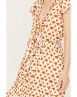 Beyond The Radar Women's Ikat Print Picnic Dress -Cheap Western Femme Store 2000392304 702 P3