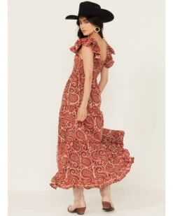 Cleobella Women's Zahara Paisley Print Ankle Dress -Cheap Western Femme Store 2000393462 220 P4